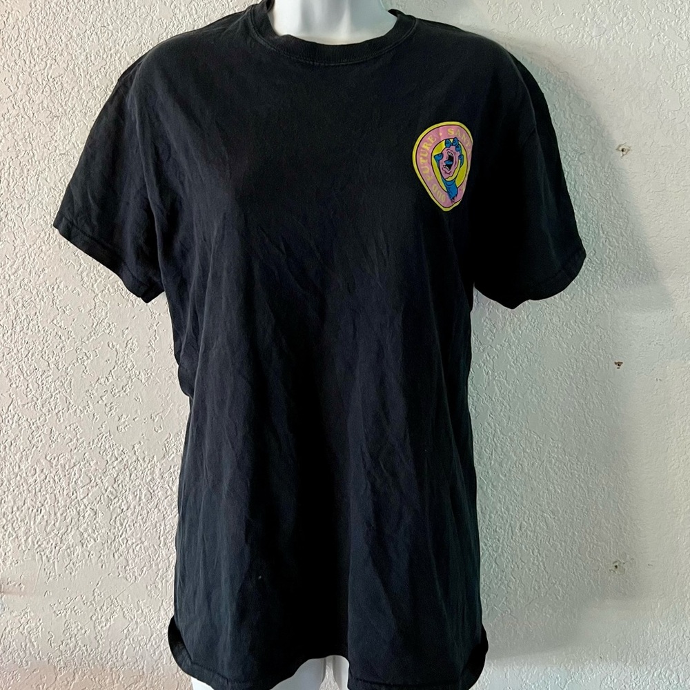 Black Graphic Men's T-Shirt